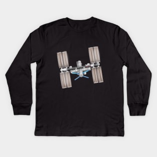 International Space Station Kids Long Sleeve T-Shirt